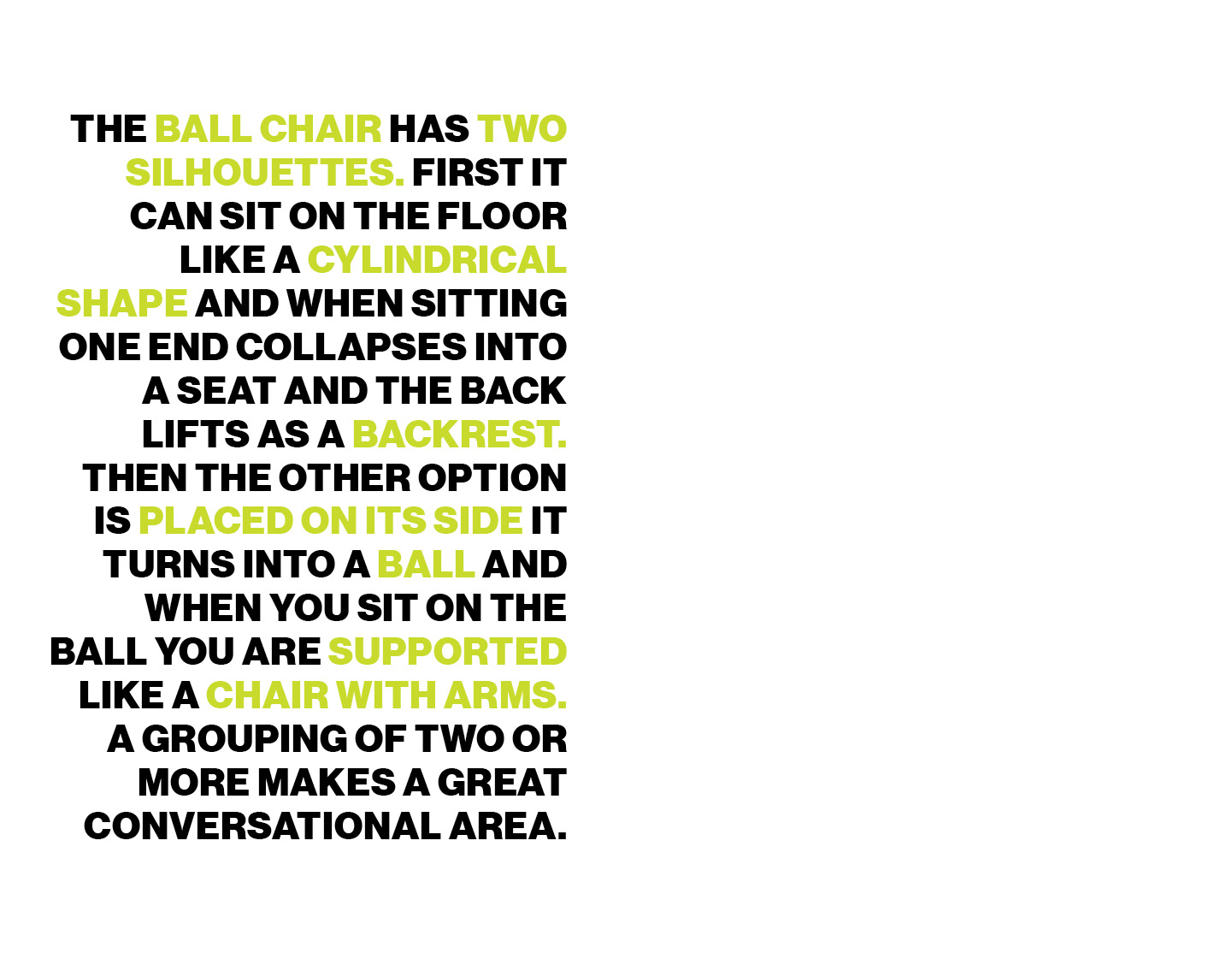 Ball Chair quote + GIF